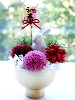 小春兎花(こはるか) お正月のプリザーブドフラワーギフト