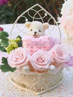 メッセージベアー ピンク