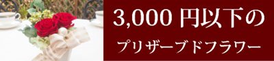 3000円以下のプリザーブドフラワーギフト通販