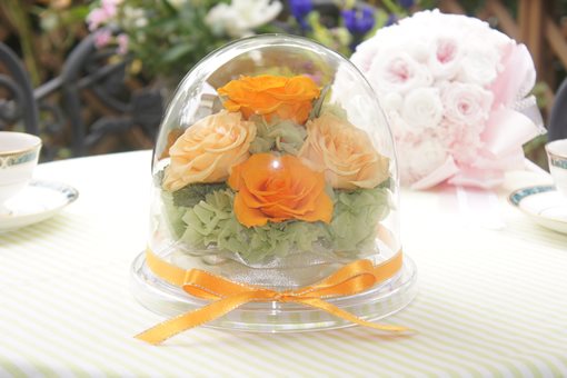 プリザーブドフラワーを即日発送